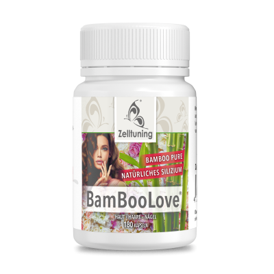 4x BamBooZell 3+1 gratis Silizium aus Bambusextrakt (vegan) Jahreskur