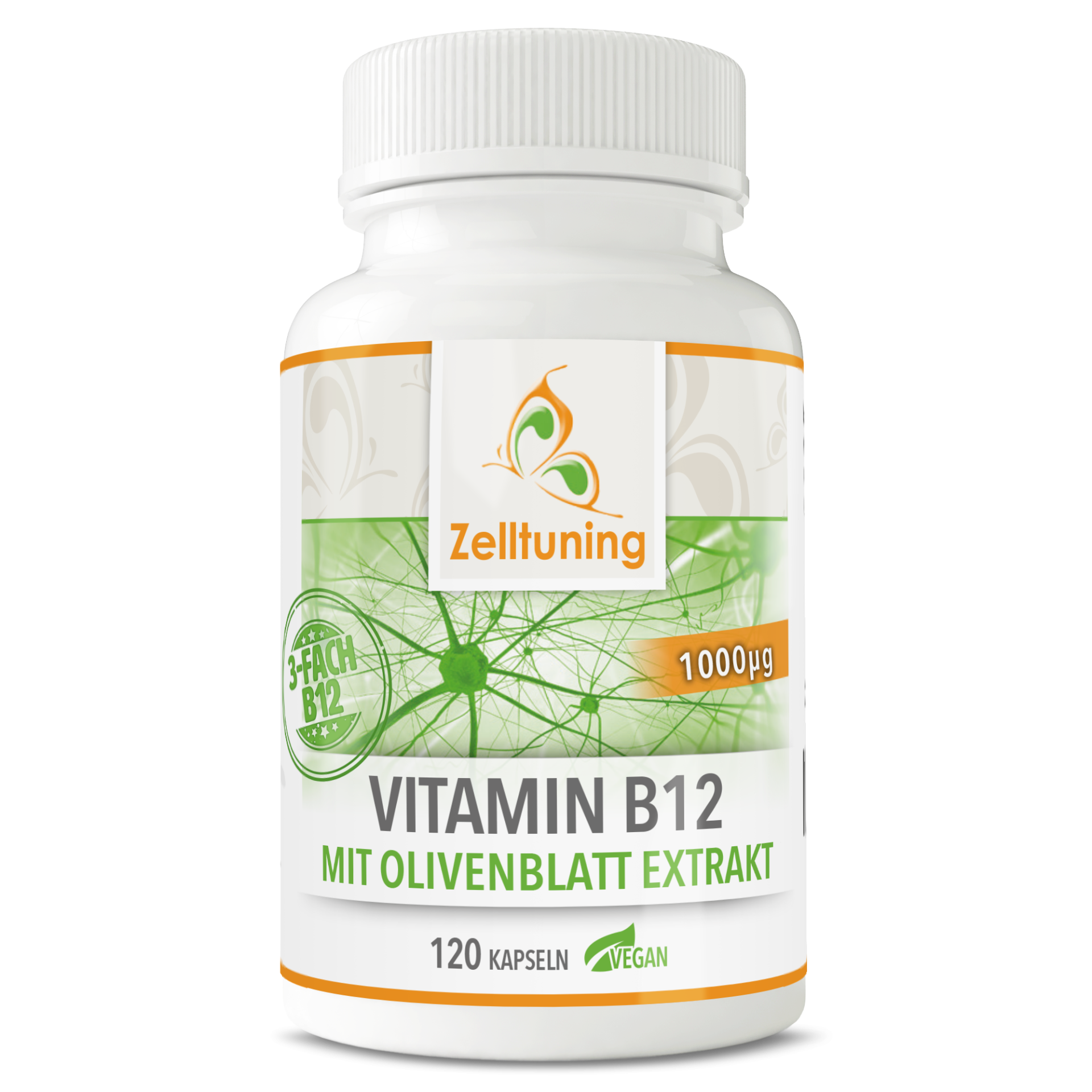 Vitamin B12 - Pro 3 Aktiv mit Olivenblattextrakt