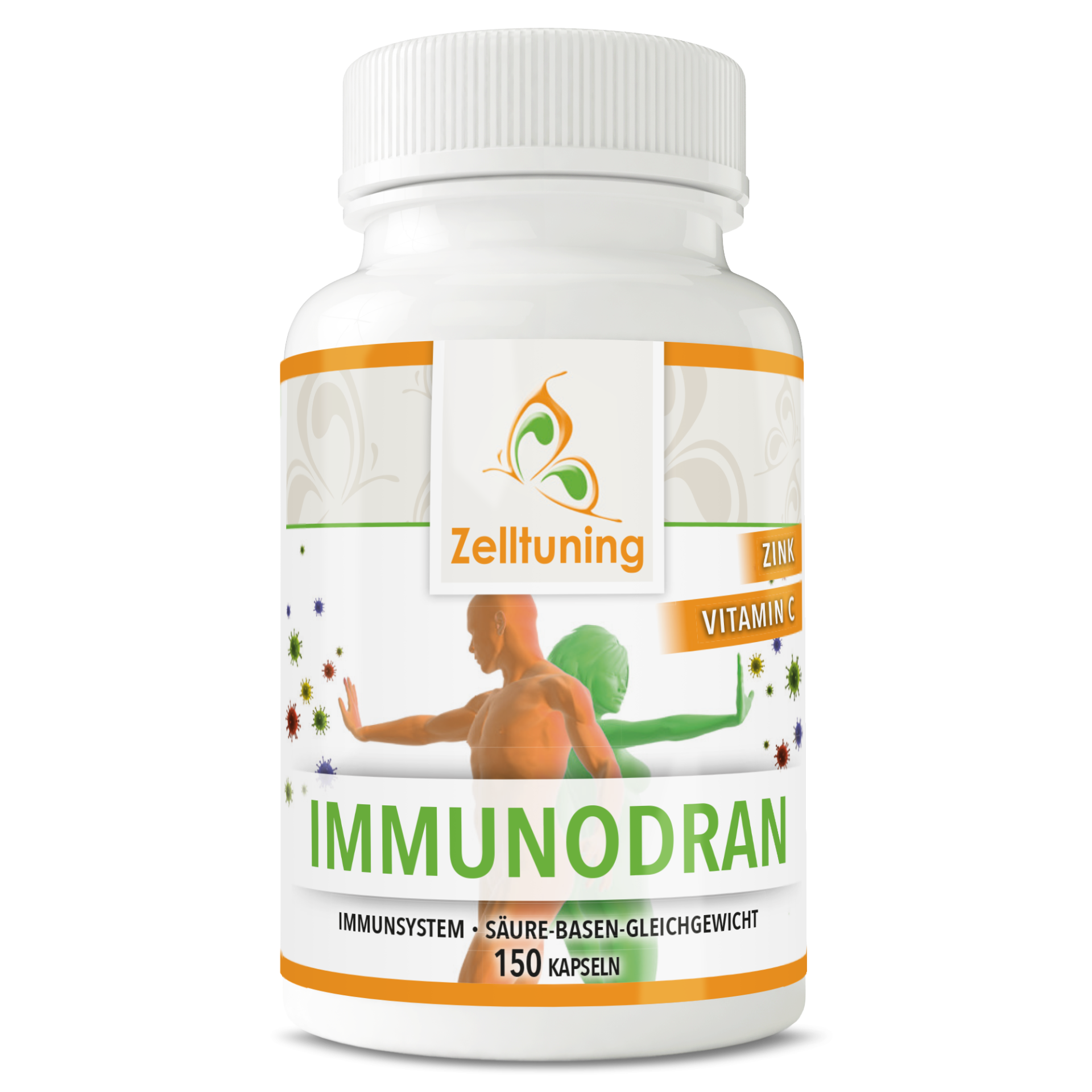Immunodran Vitamin C Komplex mit Zink - 150 Kapseln